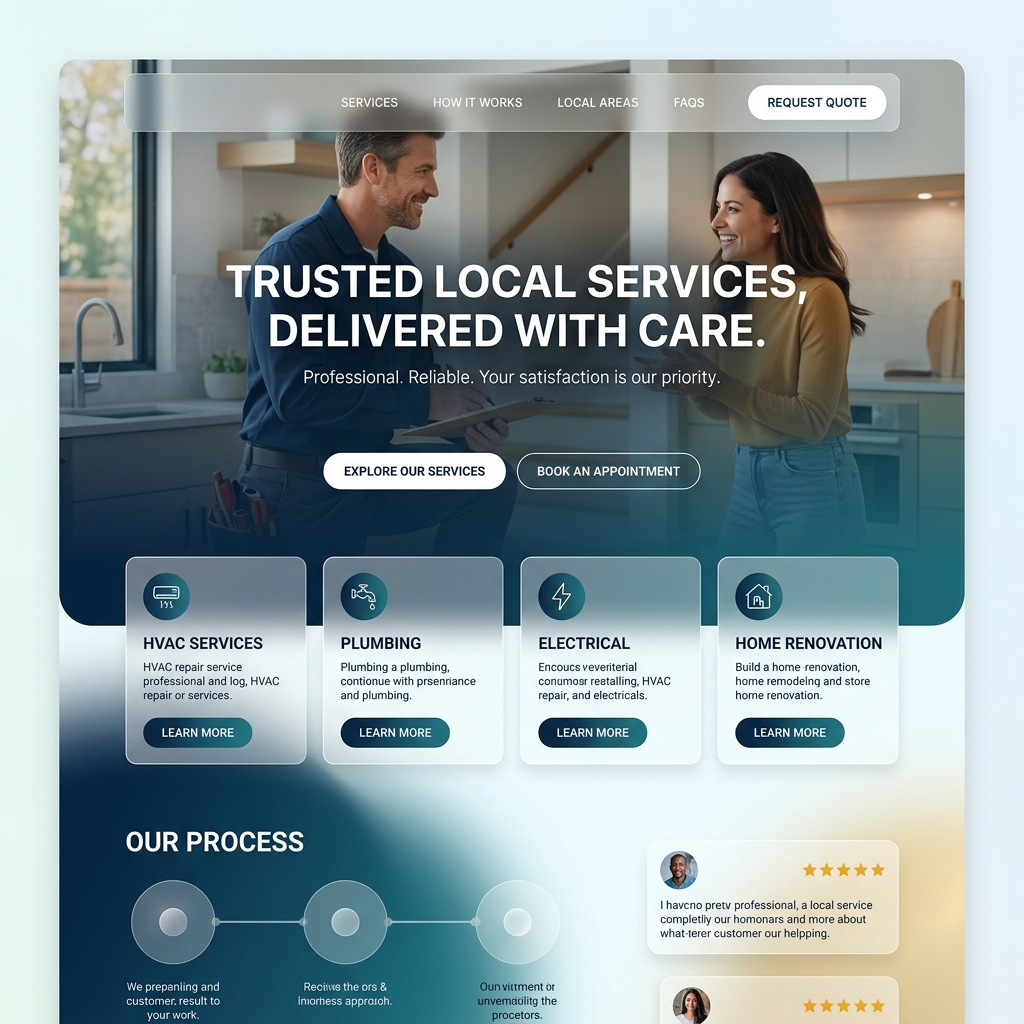 Modern Landing Page Design